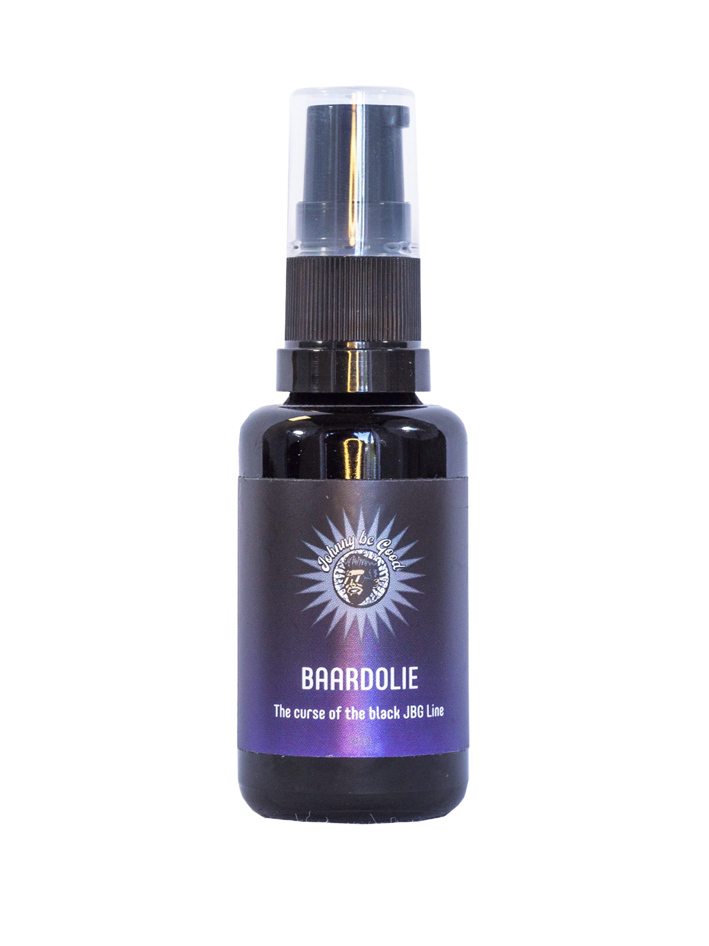 Johnny Be Good Black Baardolie transparant-1